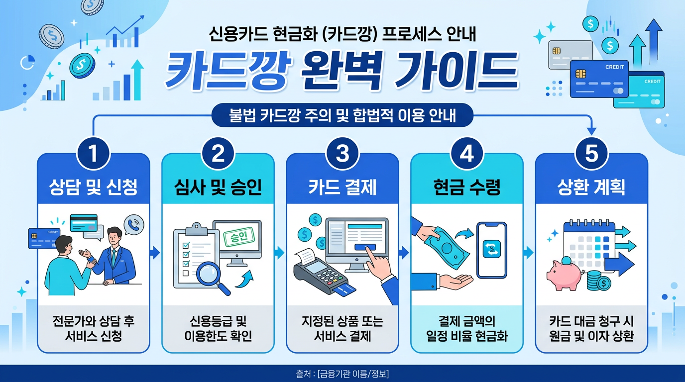 카드깡 완벽 가이드 - 이용방법부터 주의사항까지 키움론카드가 안내합니다