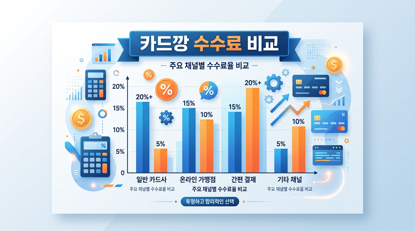 카드깡 수수료 비교 - 합리적인 선택을 위한 가이드